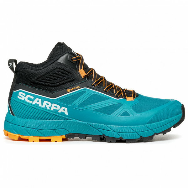 XJp Rapid Mid GTX E[} ( Blue Bay / Sunny Orange ) | SCARPA Women's Rapid Mid GTX