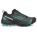 XJp x  XT E[} ( Gray / Aqua ) | SCARPA Women's Ribelle Run XT