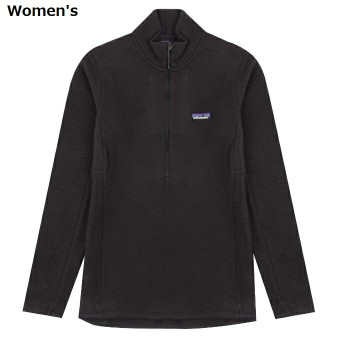 ѥ˥   R1  åץͥå ( Black ) | PATAGONIA Women's R1 Air Zip Neck