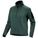 アークテリクス コバート ハーフジップネック レディース ( Boxcar Heather ) | ARC'TERYX Women's Covert Zip Neck