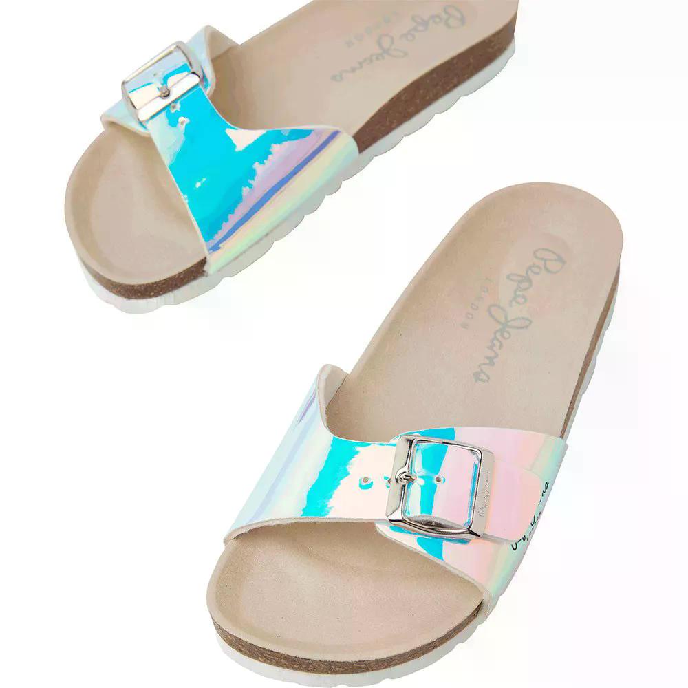樂天商城 - ペペジーンズ オーバン ミラー レディース サンダル （ Iris ） | PEPE JEANS Oban Mirror Sandals Woman [t]