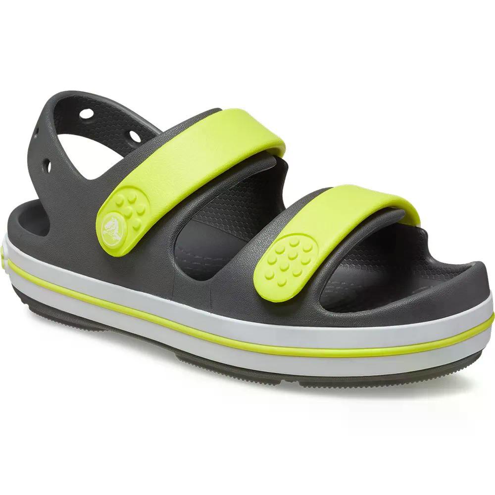 クロックス クロックバンド クルーザー キッズ サンダル （ SlateGrey/Acidity ） | CROCS Crocband Cruiser kidsSandals 