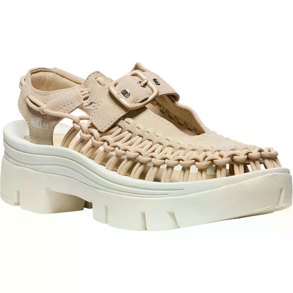 キーン ユニーク メリージェーン レディース サンダル （ Safari/StarWhite ） | KEEN Uneek Mary Jane Sandals Woman [t]