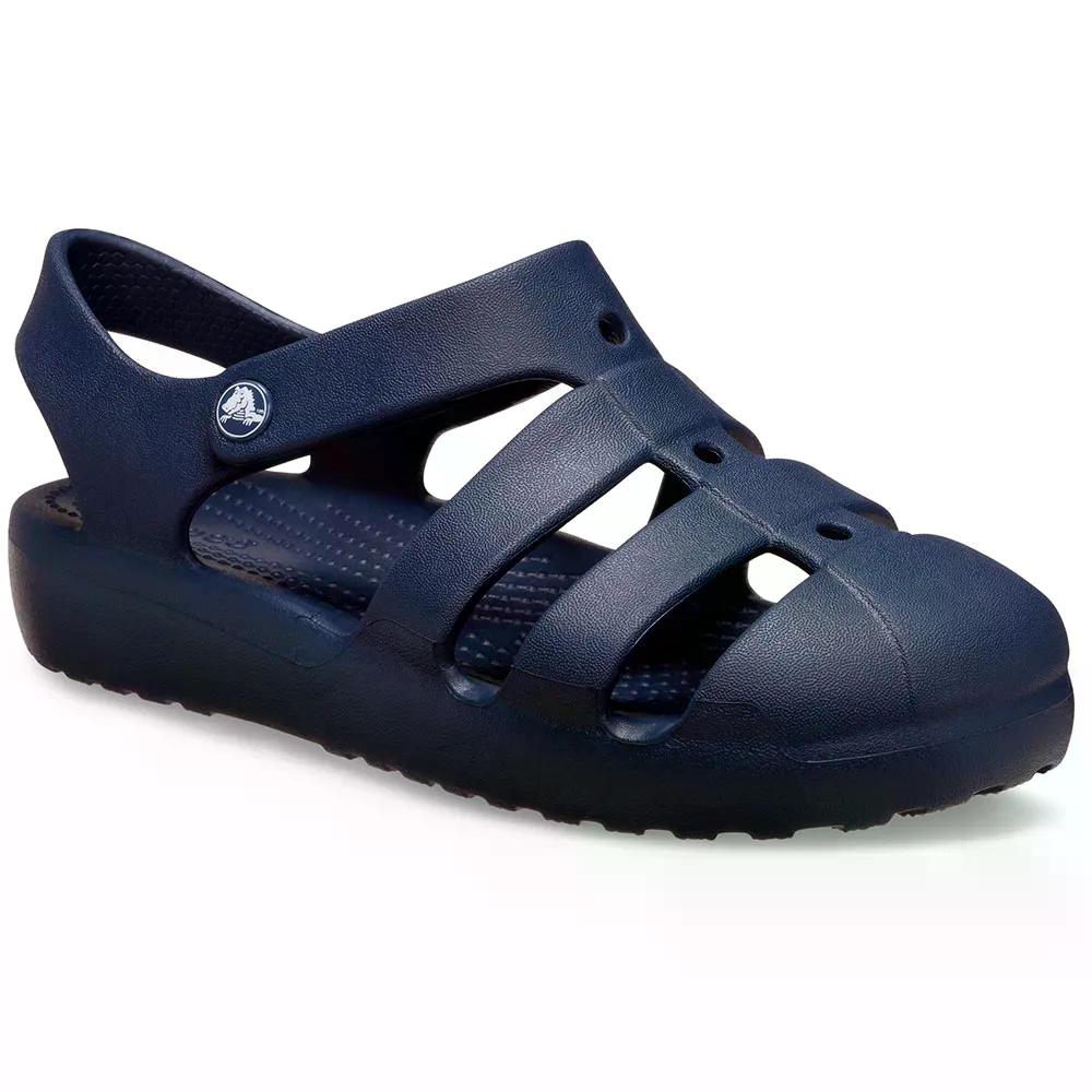 クロックス クラシック フィッシャーマン キッズ サンダル （ Navy ） | CROCS Classic Fisherman Kids Sandals [t]の商品画像