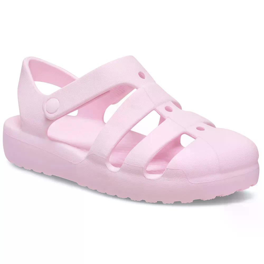 クロックス クラシック フィッシャーマン キッズ サンダル （ PinkMilk ） | CROCS Classic Fisherman Kids Sandals [t]の商品画像