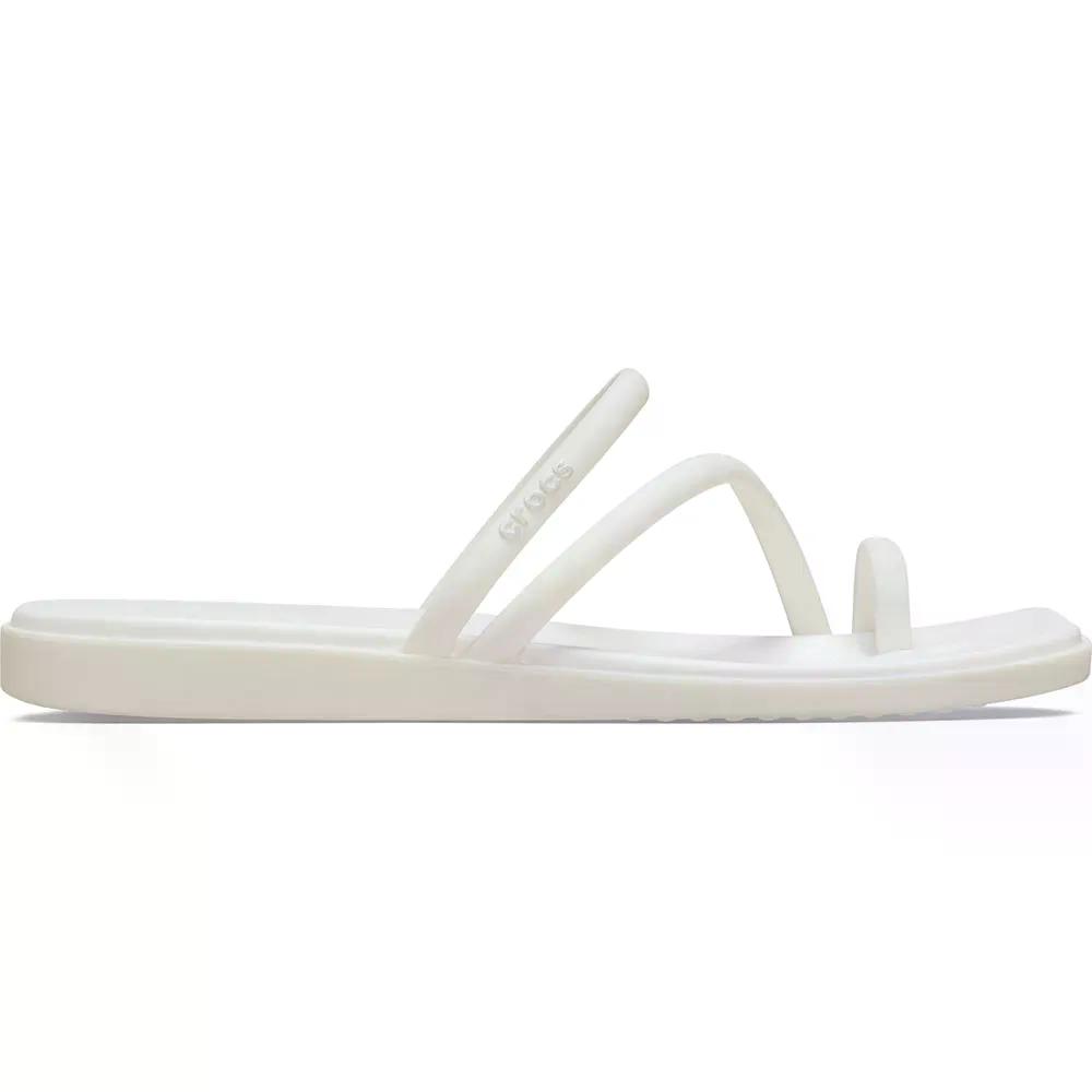 Crocs - クロックス マイアミ トゥループ レディース サンダル （ Chalk ） | CROCS Miami Toe Loop Sandals Woman [t]