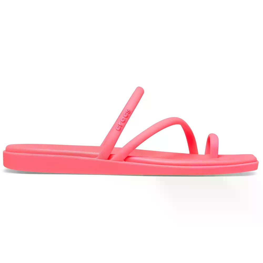 Crocs - クロックス マイアミ トゥループ レディース サンダル （ Guava ） | CROCS Miami Toe Loop Sandals Woman [t]