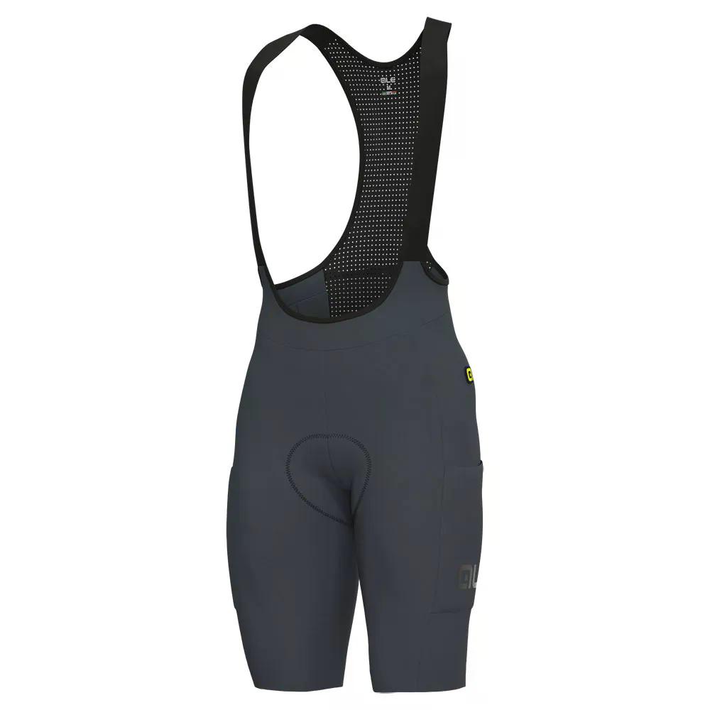 ALE Off Road Gravel Pro Bib Shorts （ Titanium ） 
