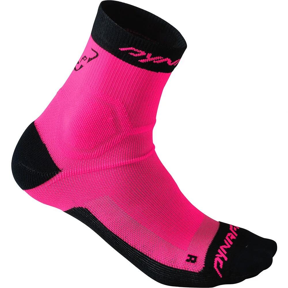 樂天商城 - ディナフィット アルパイン ショート ソックス （ Pink Glo / Asphalt / Fluor Yellow ） | DYNAFIT Alpine Short socks [t]