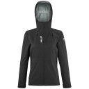 ミレー フィッツ ロイ ソフトシェル ジャケット レディース ( Black / Black ) | MILLET Fitz Roy softshell jac...