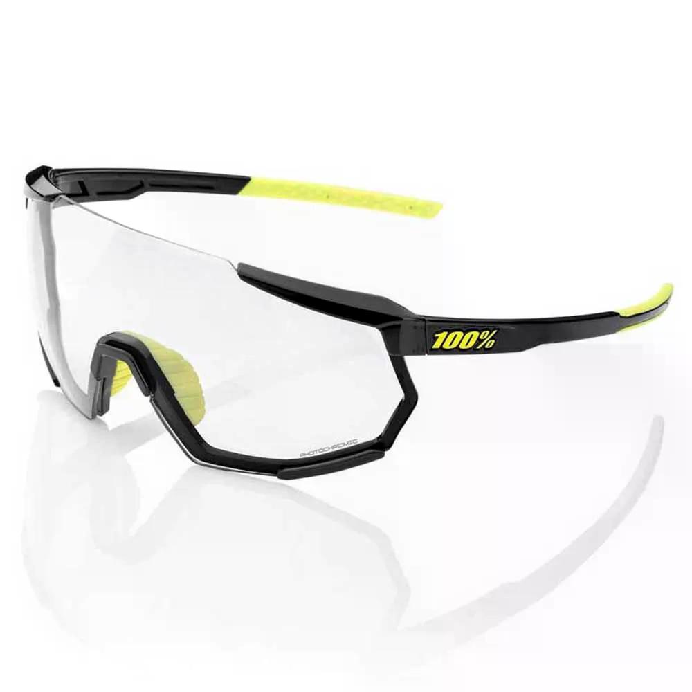 樂天商城 - 100パーセント レーストラップ 3.0 フォトクロミック サングラス （ GlossBlack ） | 100percent Racetrap 3.0 Photochromic Sunglasses [t]