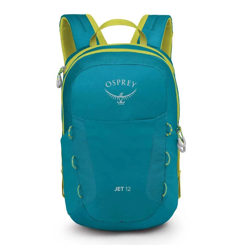 OSPREY Jet 12L 子供用バックパック （ BlueSpikemoss/Lemongrass ） [t]
