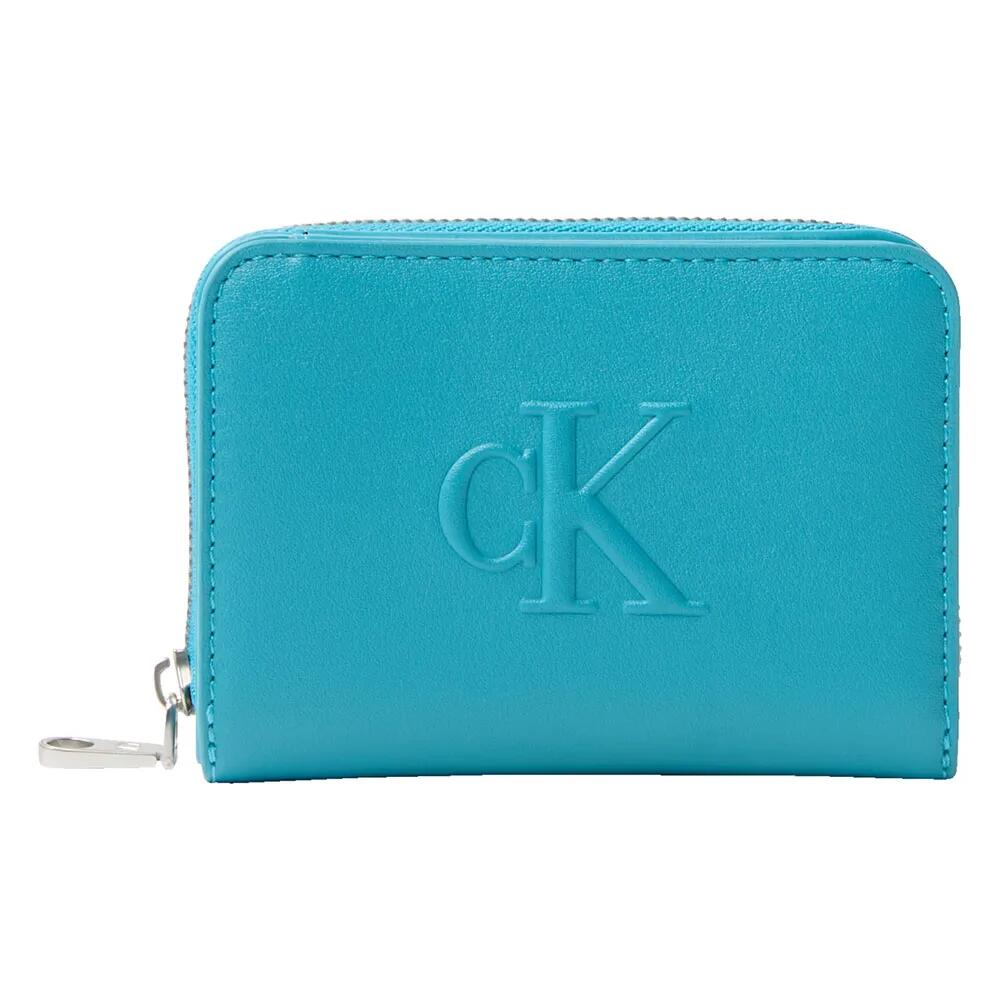 캘빈 클라인 청바지 스탠다드 임프레스 여성 지갑 ( TealSlate ) | CALVIN KLEIN JEANS Standard Impress woman wallet [t]