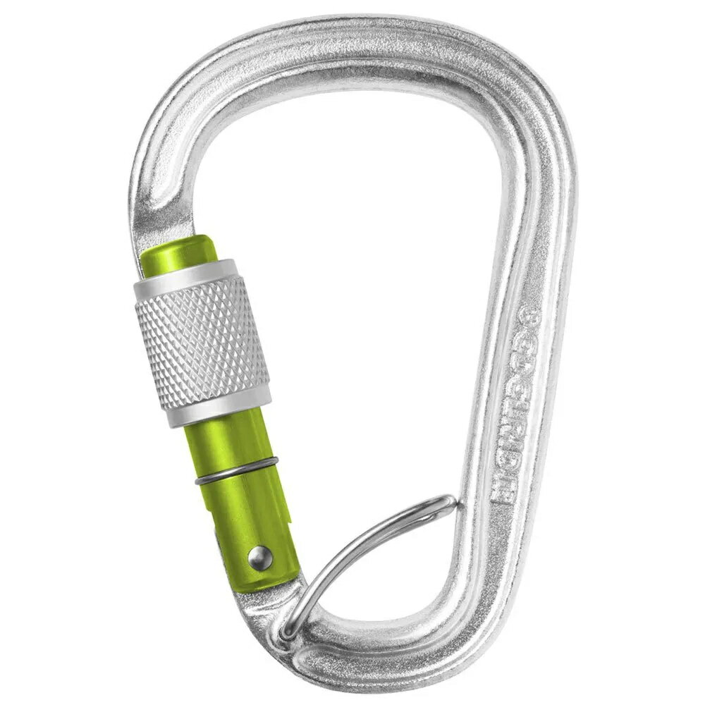 樂天商城 - エーデルリッド HMS ブルース スティール スクリュー FG スナップ フック （ Silver ） | EDELRID HMS Bruce Steel Screw FG Snap Hook [t]