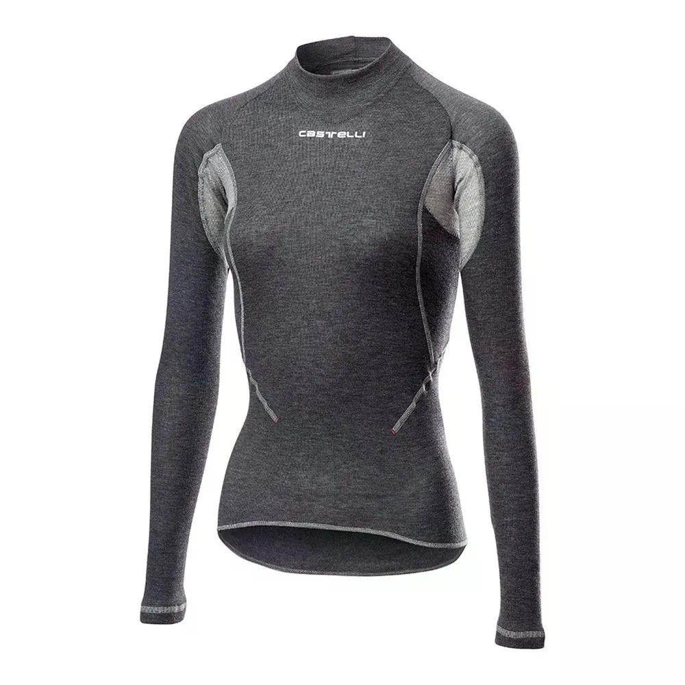 �����ƥ� �ե������� 2 ���󥰥��꡼�� �١����쥤�䡼 ��ǥ����� �� Grey �� | CASTELLI Flanders 2 long sleeve b...