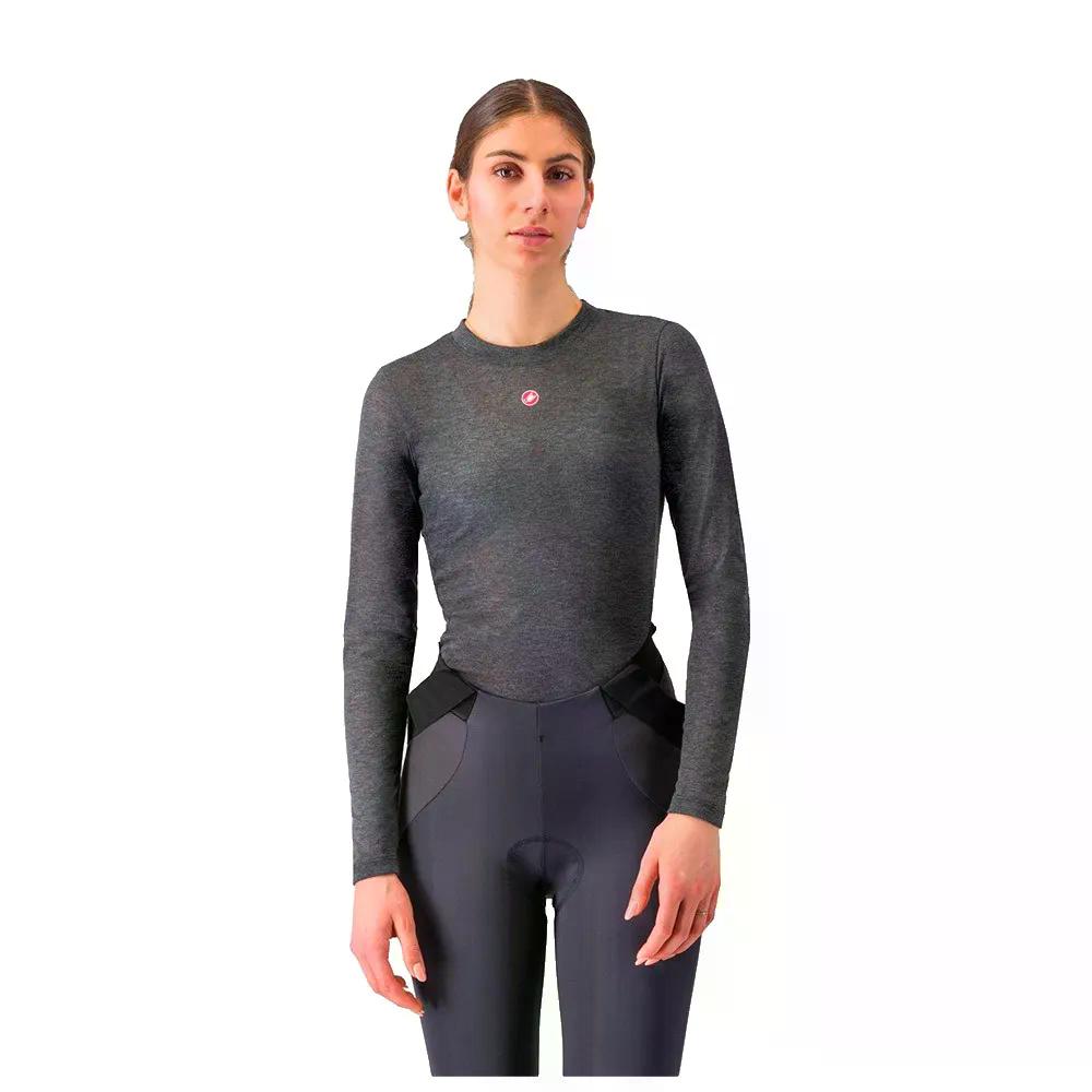 �����ƥ� ��ǥ��� ���󥰥��꡼�� �١����쥤�䡼 ��ǥ����� �� MelangeGrey �� | CASTELLI Medio long sleeve bas...