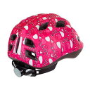 ポリスポート ムーブ レッド ラブ ジュニア ヘルメット ( Pink/White ) | POLISPORT MOVE Led Love junior Hel...