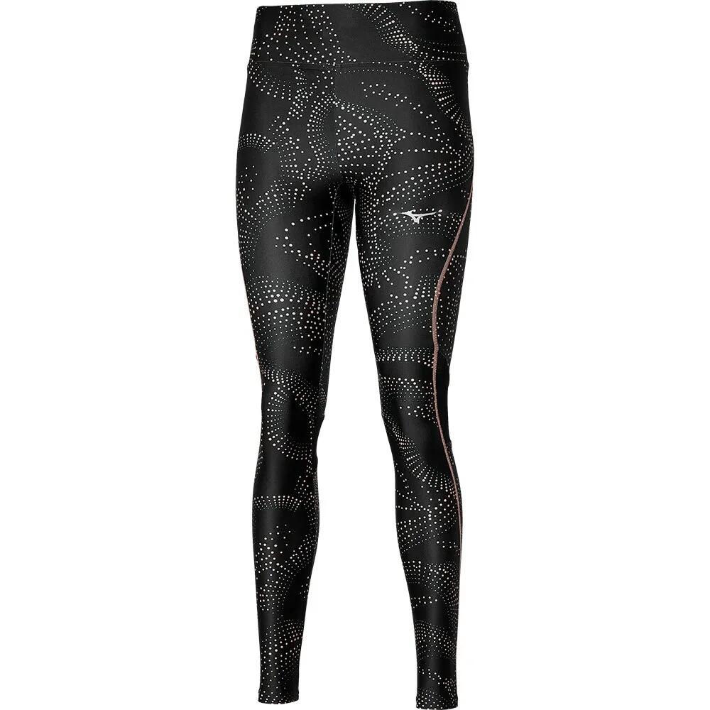 ミズノ アクティブ レギンス レディース （ Black / Apricot Ice ） | MIZUNO Active leggings Women [t]