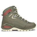 ローバー レネゲード EVO ゴアテックス ミッド ハイキング ブーツ レディース ( Grey Green / Panna ) | LOWA Renegade...
