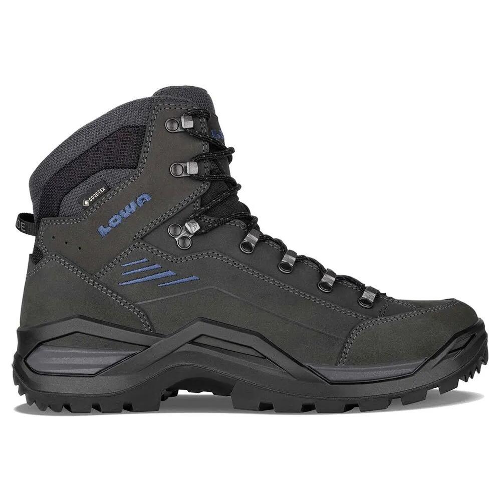 ローバー レネゲード EVO ゴアテックス ミッド ハイキング ブーツ （ Anthracite / Steel Blue ） | LOWA Renegade Evo gore-tex Mid Hiking Boots [t]