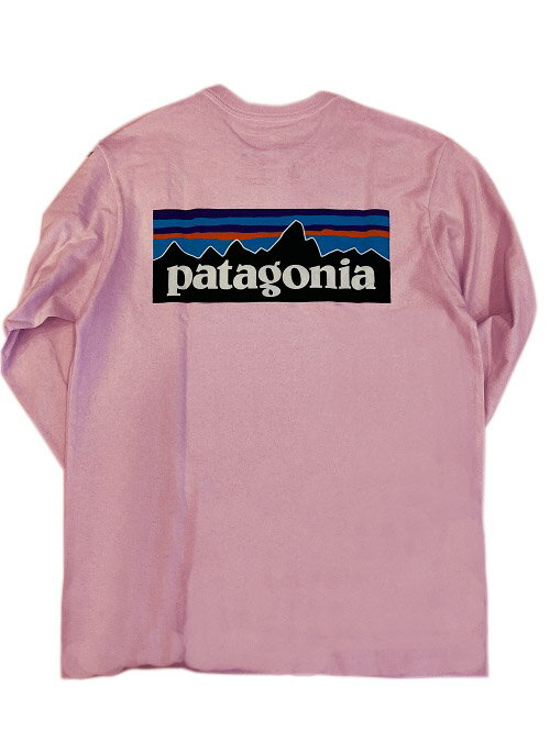 パタゴニア ○ メンズ ロングスリーブ P-6ロゴ レスポンシビリティー Tシャツ ( Evening Mauve )