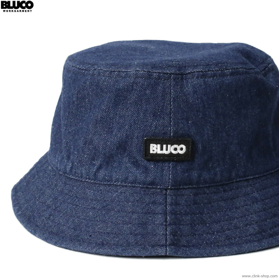 BLUCO ブルコ BLUCO HAT - Mini Patch - (DENIM)  バケットハット