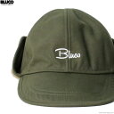 SALE セール 30%OFF BLUCO ブルコ キャップ メンズ 秋冬 綿100% オリーブ 147-61-022 BLUCO EAR FLAP CAP (...