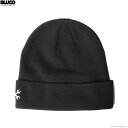 SALE セール 30%OFF BLUCO ブルコ ニットキャップ メンズ オールシーズン アクリル100% ブラック 147-68-005 BLUCO STA...