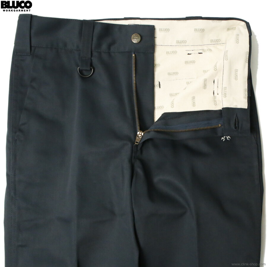 2025年春新作 BLUCO ブルコ ワークパンツ メンズ オールシーズン ポリエステル65％ 綿35％ ネイビー M-XL BLUCO STANDARD WORK PANTS (BLUCO BLUE) [151-41-004] ボトムス チノ スタンダード 定番