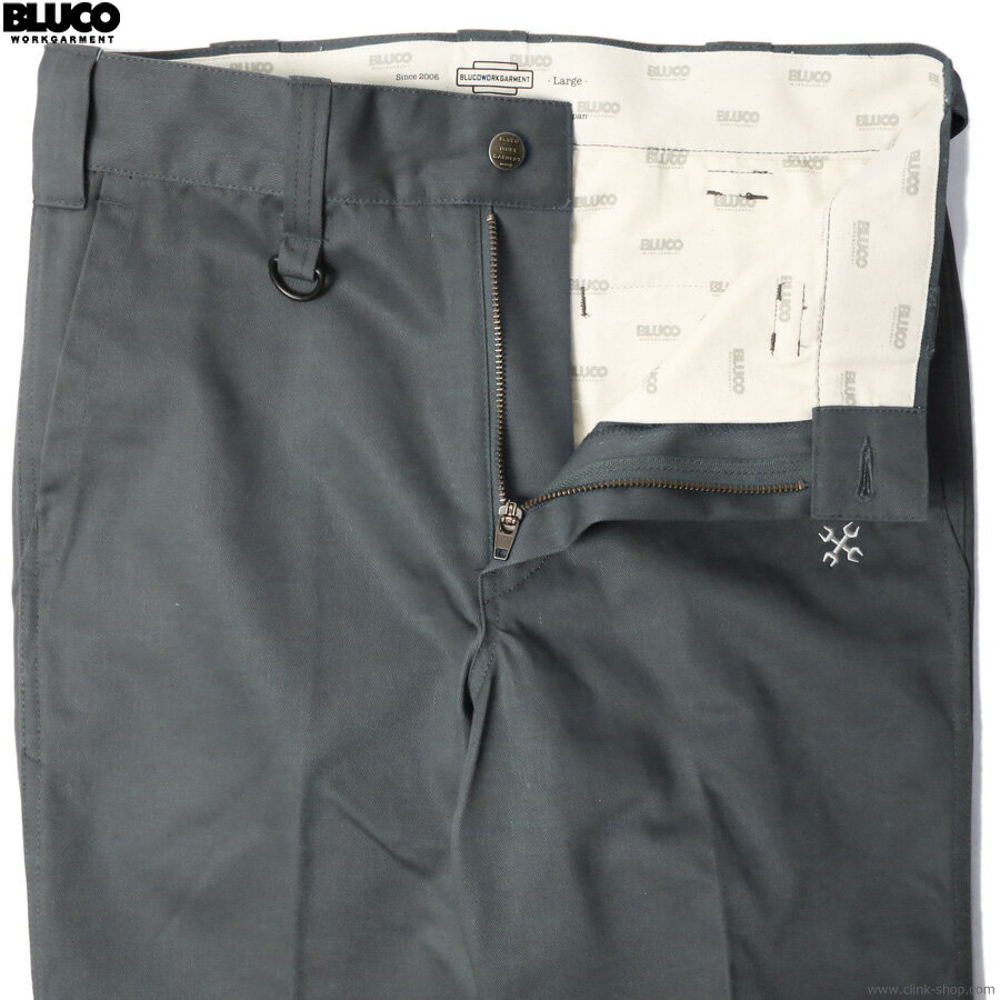 2025年春新作 BLUCO ブルコ ワークパンツ メンズ オールシーズン ポリエステル65％ 綿35％ グレー M-XL BLUCO STANDARD WORK PANTS (GRAY) [151-41-004] ボトムス チノ スタンダード 定番