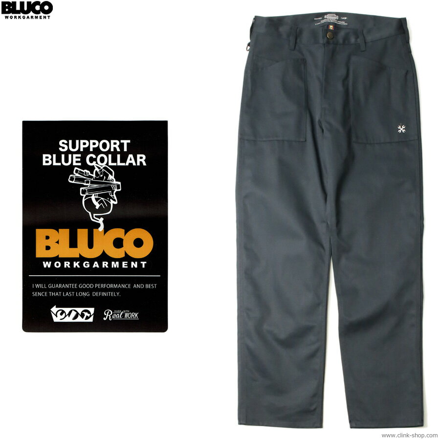 2025年春新作 BLUCO ブルコ ワークパンツ メンズ オールシーズン ポリエステル65％ 綿3