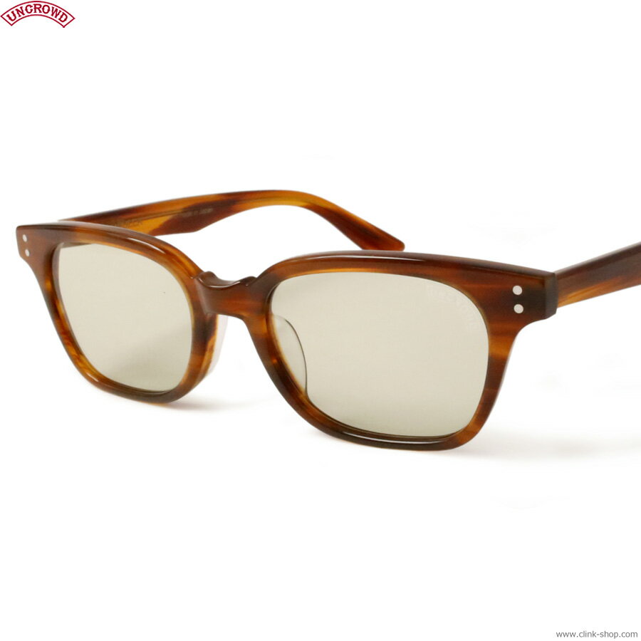 Rakuten - UNCROWD アンクラウド 眼鏡 サングラス メンズ オールシーズン ブラック UNCROWD COROLLA (MOCK TORTOISE-GREEN) [255-63-057] アクセサリー サングラス メガネ カローラ