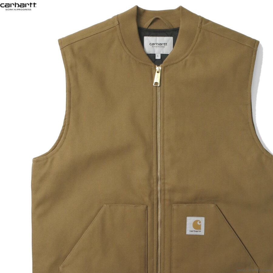 CARHARTT WIP カーハート CARHARTT WIP CLASSIC VEST (H.BROWN) メンズ ダックベスト ジャケット