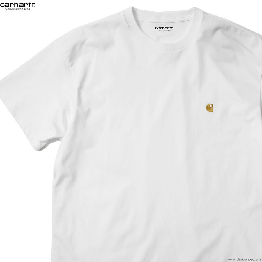 CARHARTT WIP カーハート 半袖Tシャツ メンズ オールシーズン 綿100％ ホワイト M