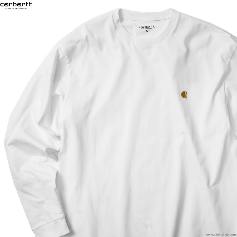 CARHARTT WIP カーハート 長袖Tシャツ メンズ オールシーズン 綿100％ ホワイト M