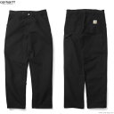 CARHARTT WIP カーハート CARHARTT WIP SINGLE KNEE PANT (BLACK) メンズ ペインターパンツ オーガニックコットン 2