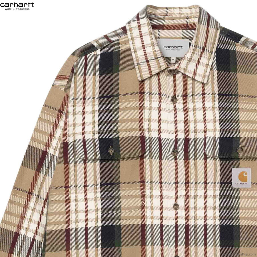 ★SALE★Carhartt WIP フランネルシャツ ツイルジャケットMサイズ セール】Carhartt WIP/カーハートダブリューアイピー MOREAU