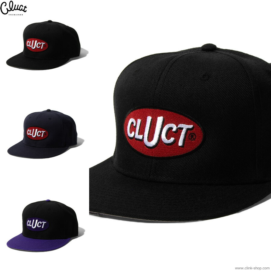 CLUCT クラクト キャップ メンズ オールシーズン ブラック CLUCT [BB CAP] #05134 帽子 ヘッドギア ベースボールキャップ スナップバ...
