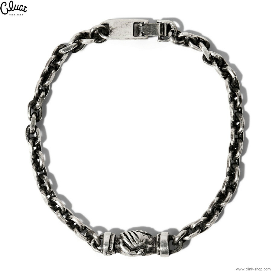 CLUCT クラクト ブレスレット メンズ 真鍮 ブラス シルバー CLUCT HANDSHAKE  05302 アクセサリー ハンドシェイク