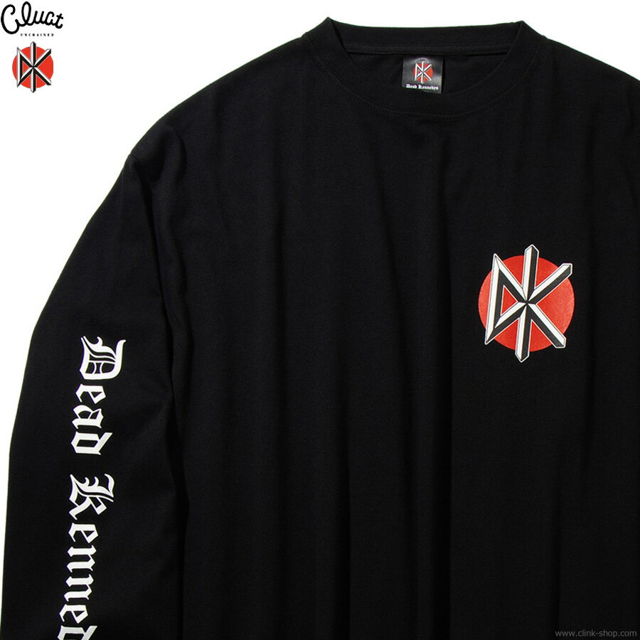 楽天clinkCLUCT クラクト 長袖Tシャツ メンズ オールシーズン 綿100％ ブラック M-XL CLUCT DEAD KENNEDYS [L/S TEE] （BLACK） #05093 ロンT ロングスリーブ 80年代パンクシーン デッドケネディーズ Dead Kennedys カプセルコレクション