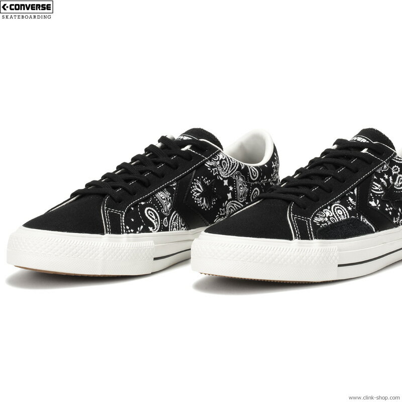 CONVERSE コンバース CONVERSE SKATEBOARDING PRORIDE SK PS OX (BLACK) メンズ スニーカー スケートボーディング ブラック スター