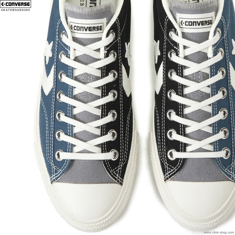 CONVERSE コンバース CONVERSE SKATEBOARDING BREAKSTAR SK CV OX (NAVY×GRAY×BLACK) メンズ スニーカー スケートボーディング スター