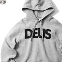 DEUS EX MACHINA fEX GNX }Li DEUS EX MACHINA ALL CAPS HOODY (GREY MARLE) Y p[J[ vI[o[