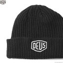 DEUS EX MACHINA fEX GNX }Li DEUS EX MACHINA SHIELD BEANIE (BLACK) Y jbgLbv r[j[