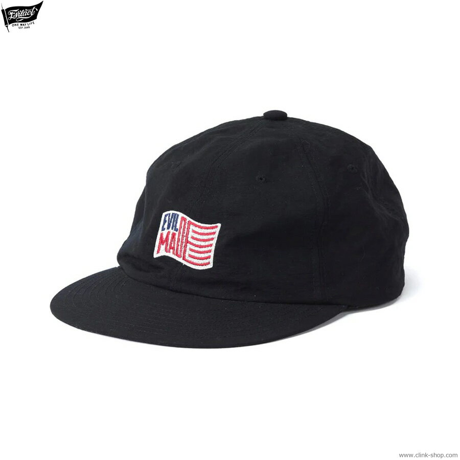 Rakuten - SALE セール 30％OFF EVILACT イーブルアクト キャップ メンズ オールシーズン EVILACT EVIL MADE FLAG CAP (BLACK) [EA25-ACT1-C01] ヘッドギア ナイロン CAP 帽子