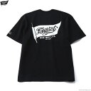 EVILACT イーブルアクト 半袖Tシャツ メンズ オールシーズン 綿100% ブラック M-XL EVILACT FLAG SS (BLACK) Tシャツ バイク TEE