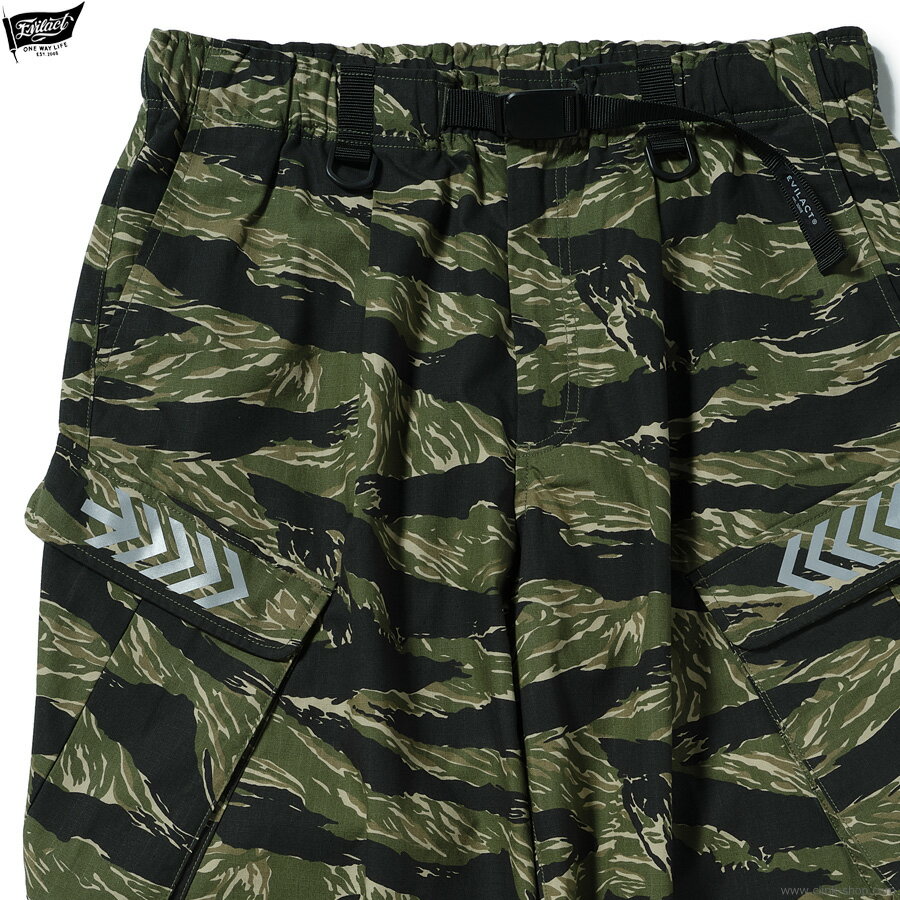 Rakuten - EVILACT イーブルアクト タクティカルパンツ メンズ オールシーズン 綿100％ リップストップタイガーカモ M-XL EVILACT TACTICAL PANTS (TIGER CAMO) [EA26-ACT1-PT04] バイク ボトムス モーターサイクル アウトドア