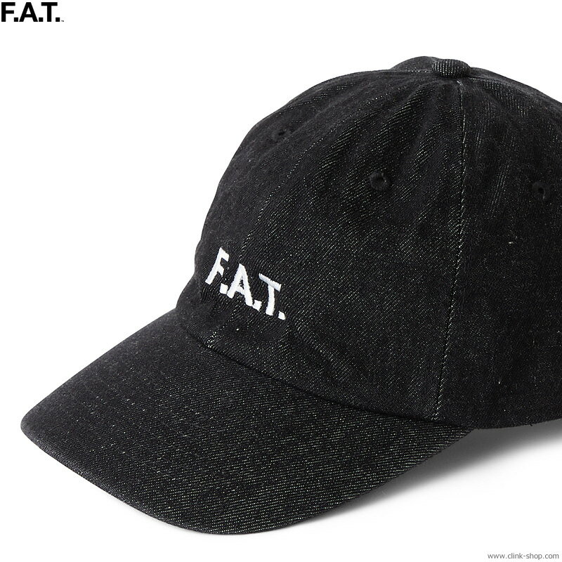 F.A.T. エフエーティー F.A.T. VALLELY (BLACK) F32310-CP03 メンズ ヘッドギア キャップ ブラック デニム