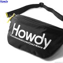 HOWDY ハウディ Howdy Logo Body Bag (BLACK) HWD2003-AC01 メンズ バック ポーチ