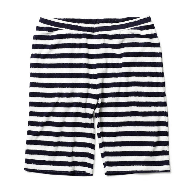 SALE セール 50％OFF NVM エヌブイエム ハーフパンツ メンズ オールシーズン パイル ボーダー M-XL　NVM STRIPE PILE RELAX SP [NVM16S-PT04]